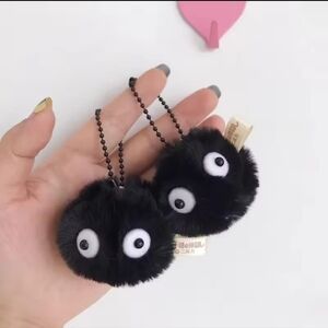 Dust Bunny Totoro Keychain